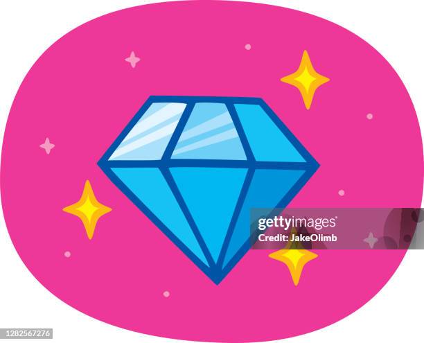 diamond doodle - engagement ring doodle stock illustrations