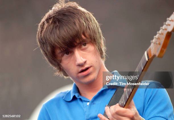 Alex Turner of Arctic Monkeys performs during day two of the Austin City Limits Music Festival at Zilker Park on September 15, 2007 in Austin, Texas.