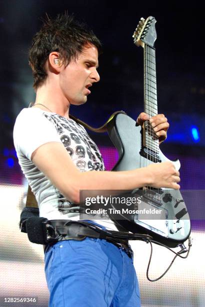 Matthew Bellamy of Muse performs during day two of the Austin City Limits Music Festival at Zilker Park on September 15, 2007 in Austin, Texas.