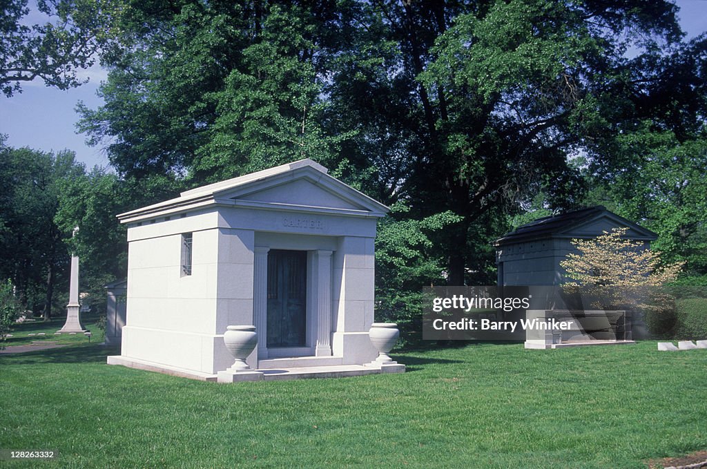 Mausoleum at Bellefontaine Cemetery, St Louis, MO