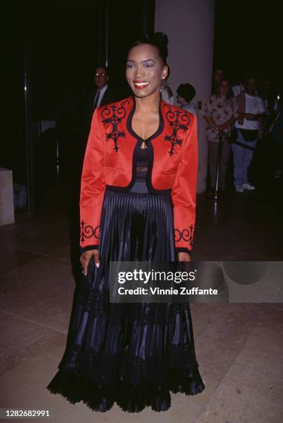 American actress Angela Bassett attends the 10th Carousel of Hope Ball Benefitting Juvenile Diabetes, held at the Beverly Hilton Hotel in Beverly...