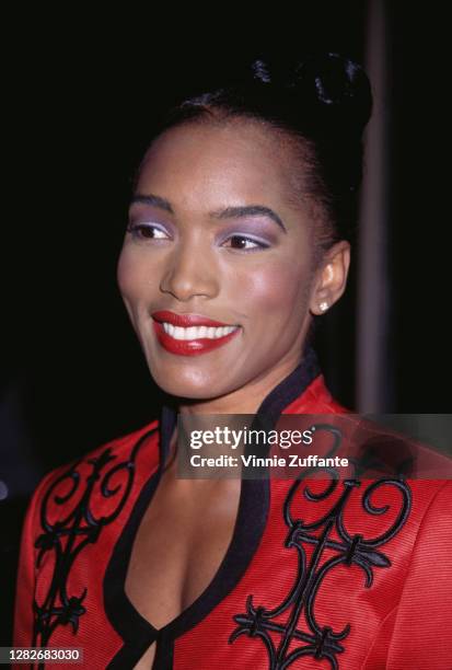 American actress Angela Bassett attends the 10th Carousel of Hope Ball Benefitting Juvenile Diabetes, held at the Beverly Hilton Hotel in Beverly...