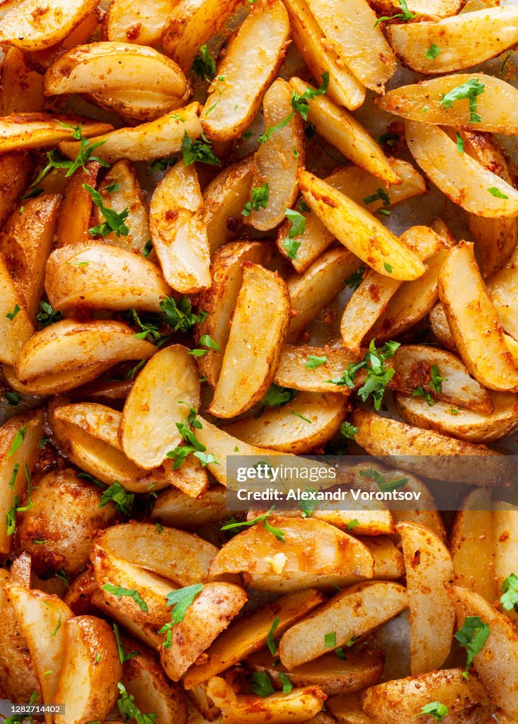 Bratkartoffel Hintergrund