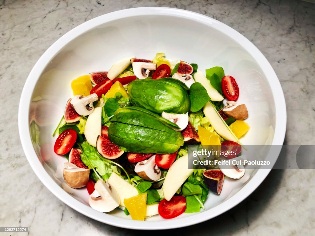 Close-up of fresh salad