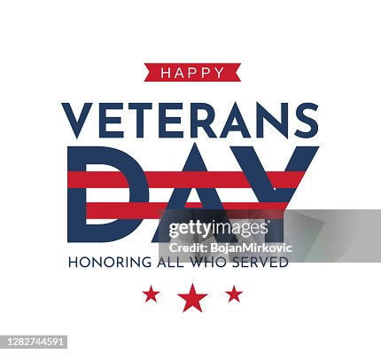 Happy Veterans Day poster. Vector Happy Veterans Day poster. Vector