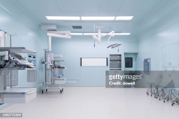 operating room in hospital - operating room - fotografias e filmes do acervo
