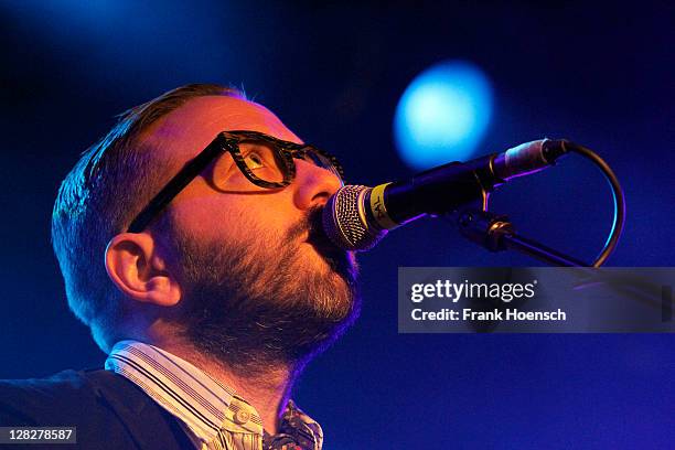 Singer Dallas Green performs live with his project City and Colour during a concert at the Astra on October 5, 2011 in Berlin, Germany.
