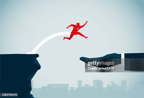 striding - hand reaching forward stock illustrations