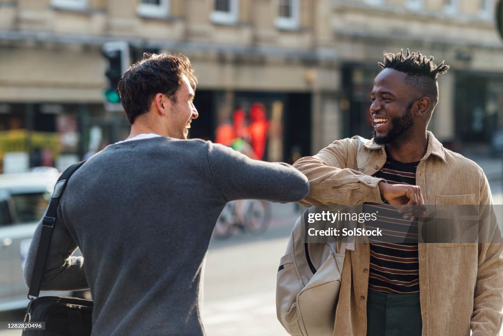 New Way to Greet a Friend!