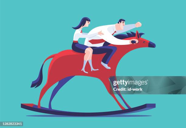 Man Riding Rocking Horse Man Rocking Horse Photos and Premium High Res Pictures - Getty Images