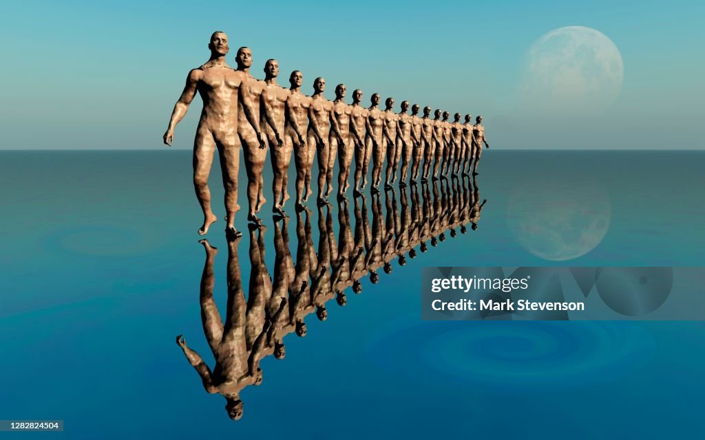 Humans Creating Creation On Mankind High-Res Vector Graphic - Getty Images