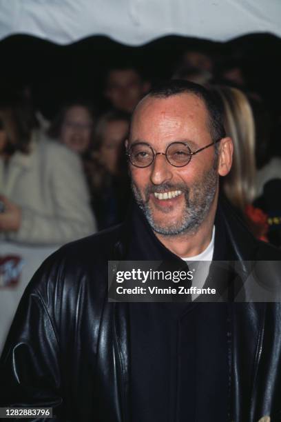 French actor of Andalusian Spanish descent Jean Reno attends the 2000 MTV European Music Awards, held at the Ericsson Globe, Stockholm, Sweden, 16th...