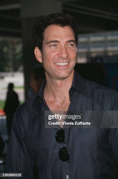 American actor Dylan McDermott attends the premiere of 'Thomas and the Magic Railroad' held at Loews Cineplex Century Plaza Theatres in Century City,...