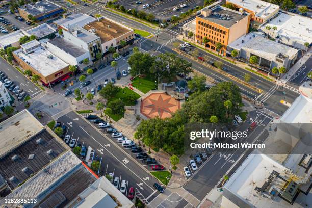 aerial photo of historic town square - ocala stock pictures, royalty-free photos & images