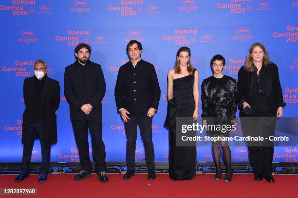 Cinefondation jury members Rachid Bouchareb, Damien Bonnard, Charles Gillibert, Celine Sallette, Dea Kulumbegashvili and Claire Burger attend the...