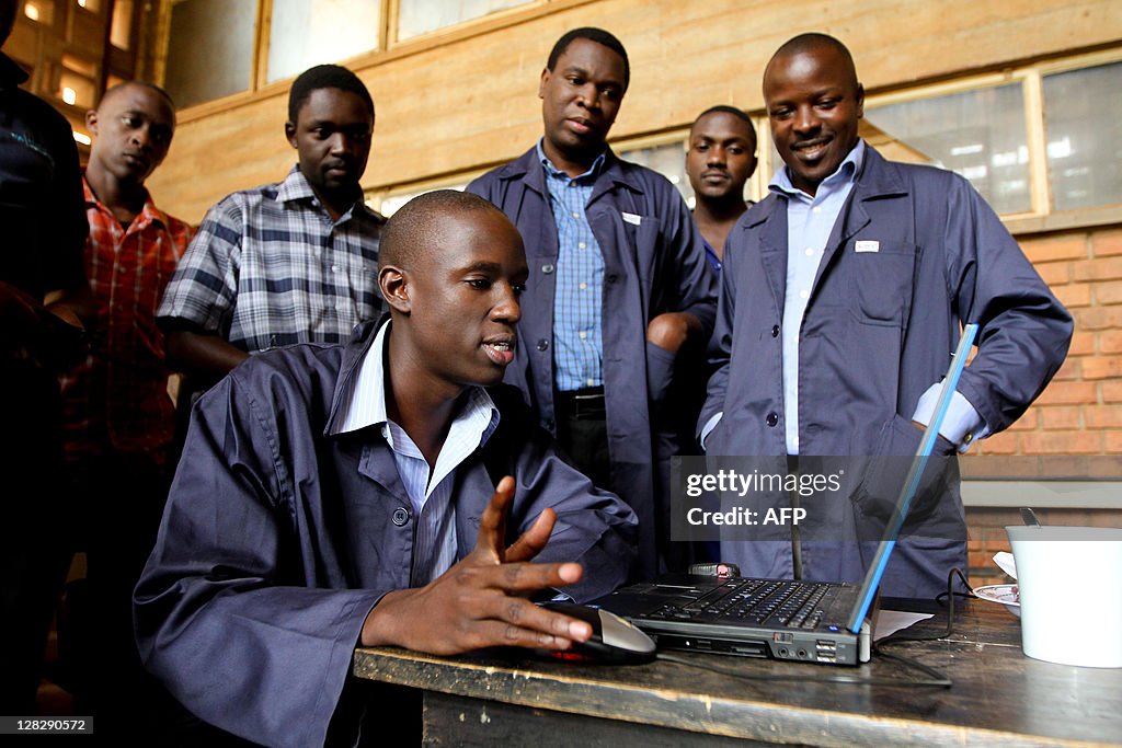 A project assistant at the Makerere Univ