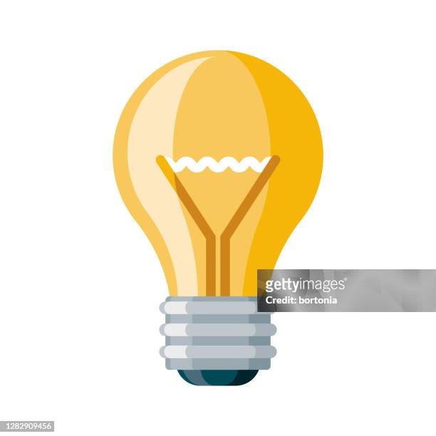 creativity icon on transparent background - light bulb stock illustrations
