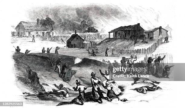 illustrazioni stock, clip art, cartoni animati e icone di tendenza di memphis , tennessee riots of 1866 - ressa