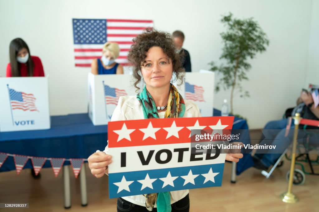 Voting day in the USA