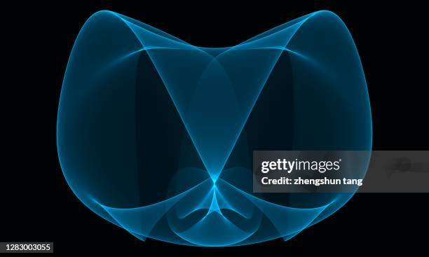 abstract curves making ai head - make a change stock pictures, royalty-free photos & images