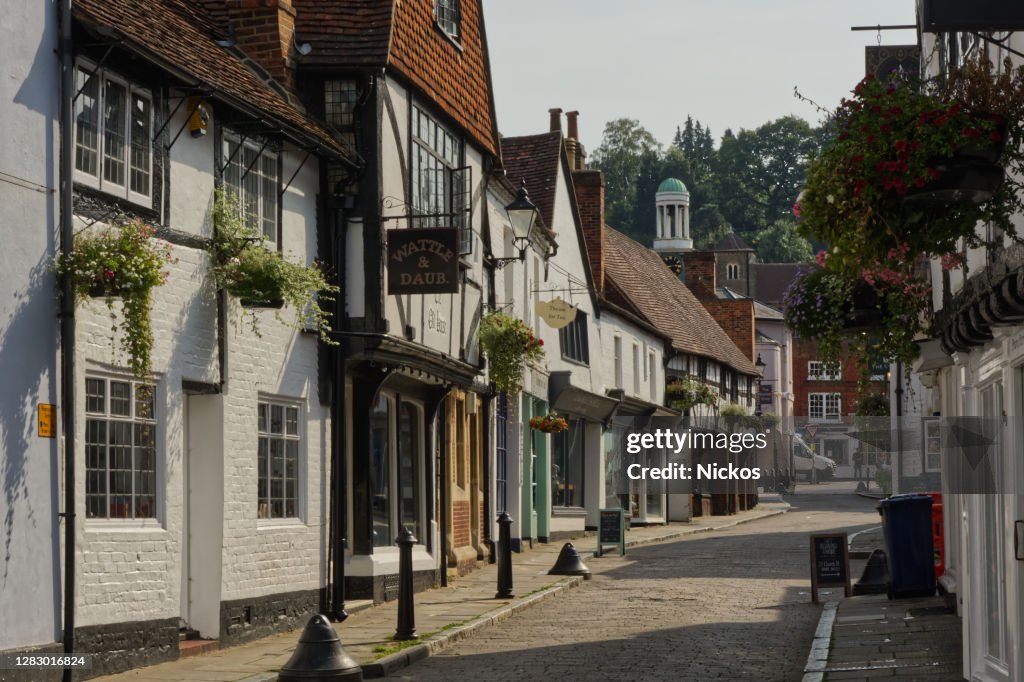 Street in Godalming, Surrey, England