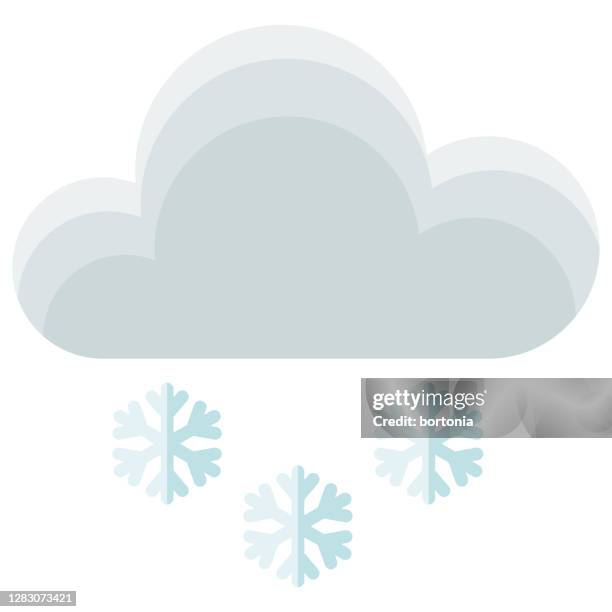 snowing icon on transparent background - falling snow transparent background stock illustrations