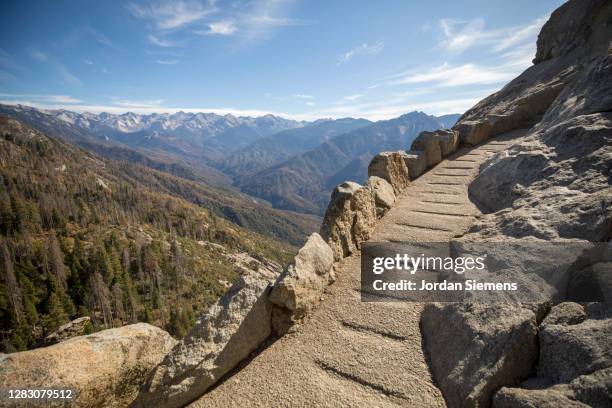 a scenic path leading to a scenic view point - overmountain victory national historic trail stock pictures, royalty-free photos & images