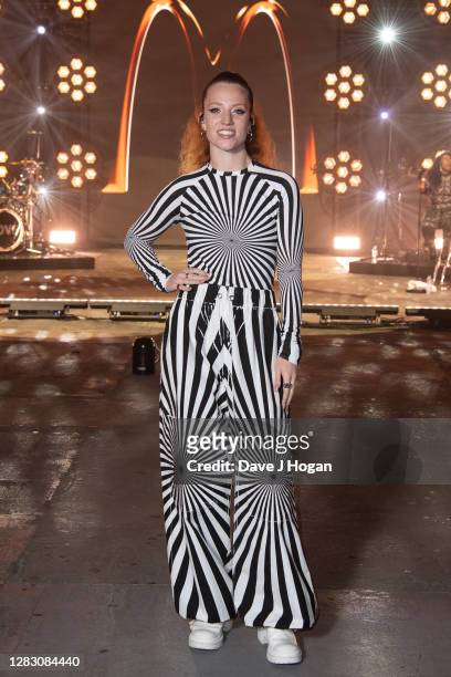 Jess Glynne attends McDonald's I'm Lovin' It Live at The Printworks on October 30, 2020 in London, England.