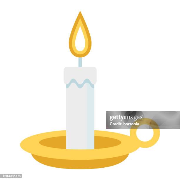 ilustrações de stock, clip art, desenhos animados e ícones de candle icon on transparent background - velas