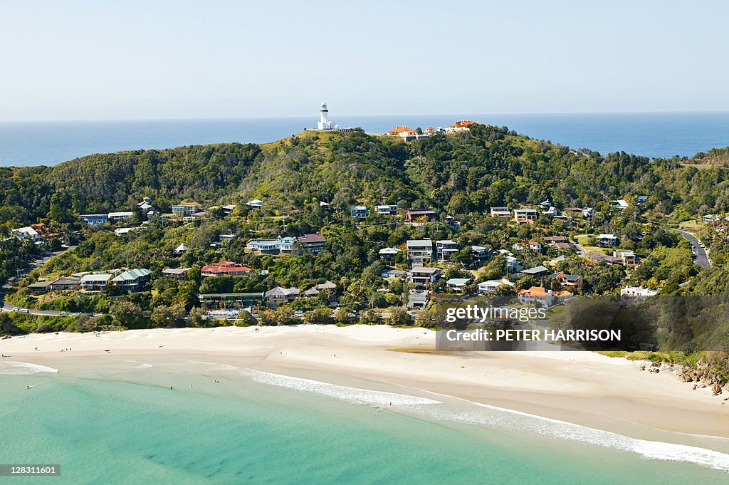 View of Byron Bay, NSW, Australia