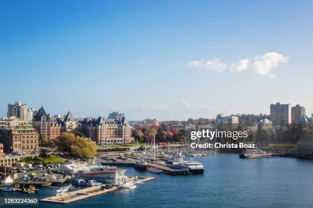 victoria inner harbour - victoria harbour vancouver island stock pictures, royalty-free photos & images