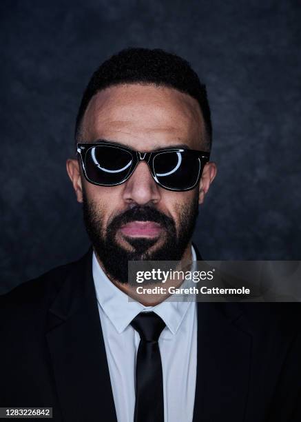 In this image released on October 31, Craig David poses during a portrait session at the KISS Haunted House Party 2020 at Under The Bridge on October...
