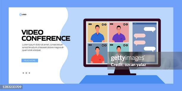 Videoconference Visual Background 1,073 Video Conference Office Background High Res Illustrations - Getty ...