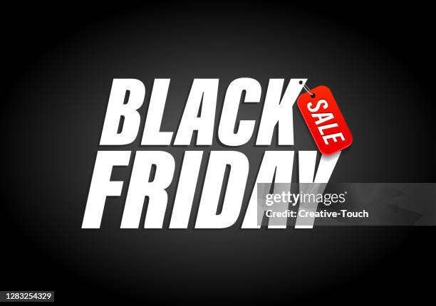 black friday sale poster - black friday stock illustrations