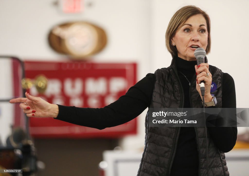 GOP Senate Candidate Joni Ernst Campaigns In Eastern Iowa