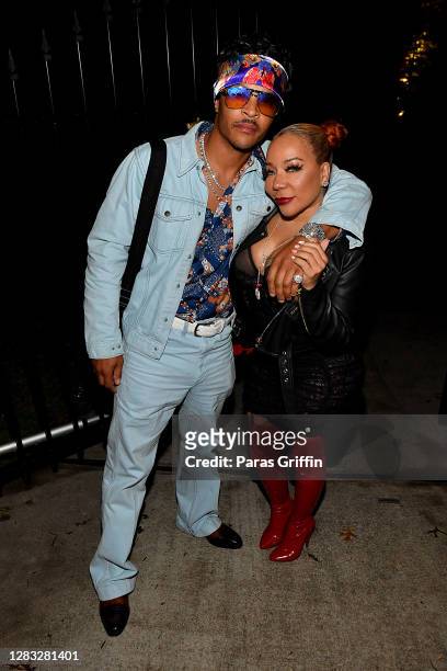 And Tameka Dianne "Tiny" Harris attend The Haunting Of Hopewell Hosted By Teyana Taylor, Iman Shumpert, Lori Harvey And Lala Anthony on October 31,...