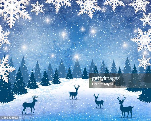 winter background - cold pack stock illustrations