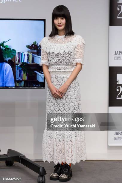 Actress Ai Hashimoto attends Asia Lounge 'Kim Bora x Ai Hashimoto Talk Show' as a part of the 33rd Tokyo International Film Festival at Hibiya...