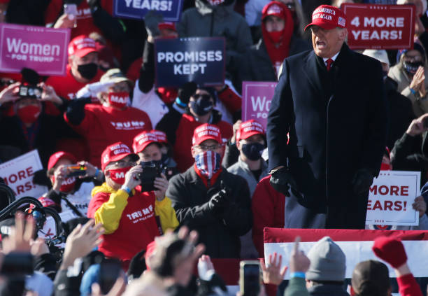 IA: President Donald Trump Holds Campaign Rally In Dubuque, Iowa