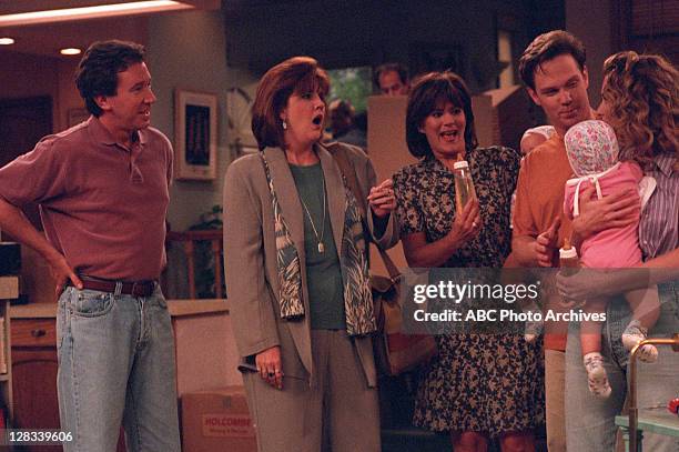 Sisters and Brothers" - Airdate: May 2, 1995. TIM ALLEN;TUDI ROCHE;PATRICIA RICHARDSON;WILLIAM O'LEARY;JENSEN DAGGETT