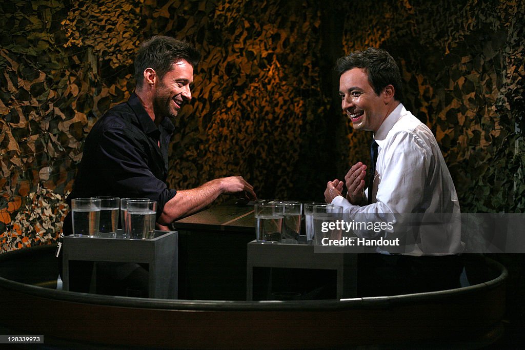 Rachel Bilson & Hugh Jackman Visit "Late Night With Jimmy Fallon"