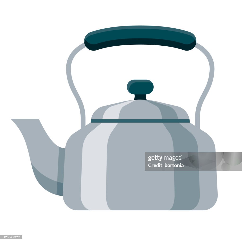 Kettle Icon on Transparent Background