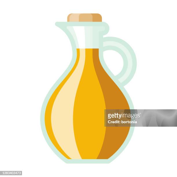 olive oil icon on transparent background - olive oil stock illustrations