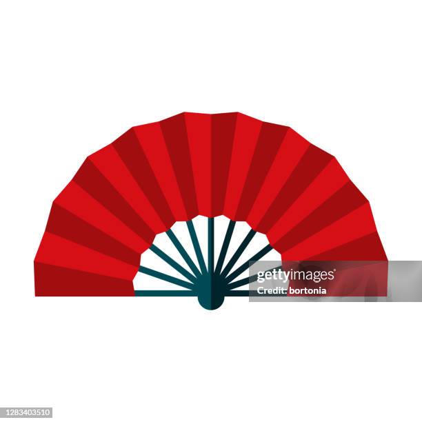 illustrazioni stock, clip art, cartoni animati e icone di tendenza di icona del fan del flamenco su sfondo trasparente - cultura spagnola