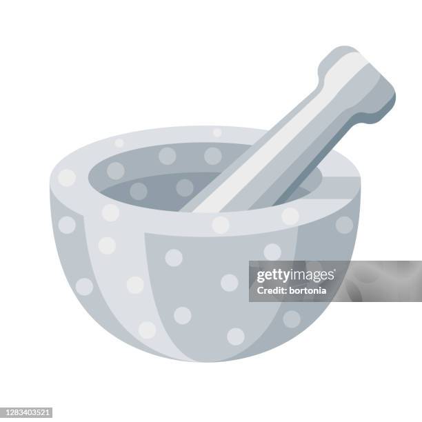 mörtel und pestle-ikone auf transparentem hintergrund - mortar and pestle stock-grafiken, -clipart, -cartoons und -symbole