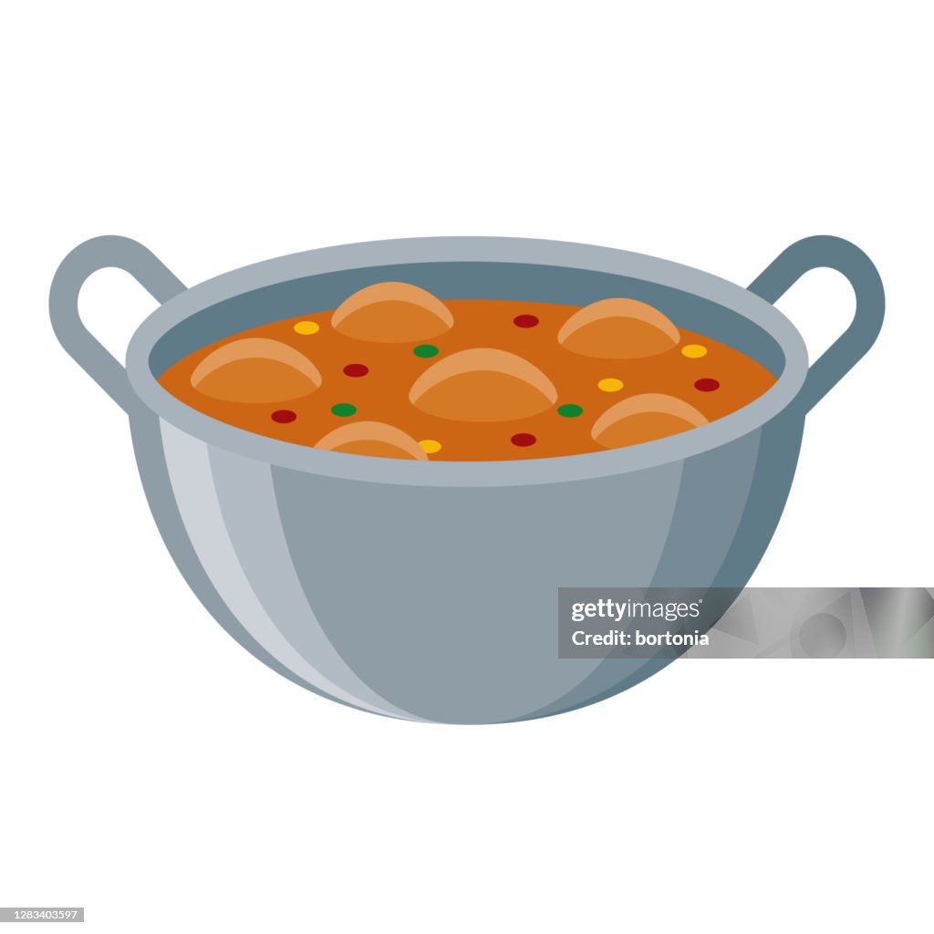 Paella Icon auf transparentem Hintergrund
