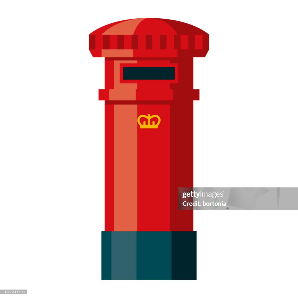 Icône boîte aux lettres en arrière-plan transparent