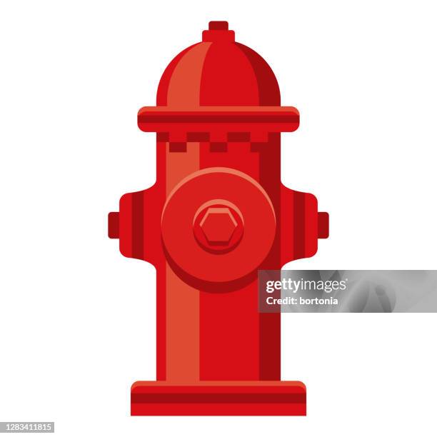 fire hydrant icon auf transparentem hintergrund - hydrant stock-grafiken, -clipart, -cartoons und -symbole