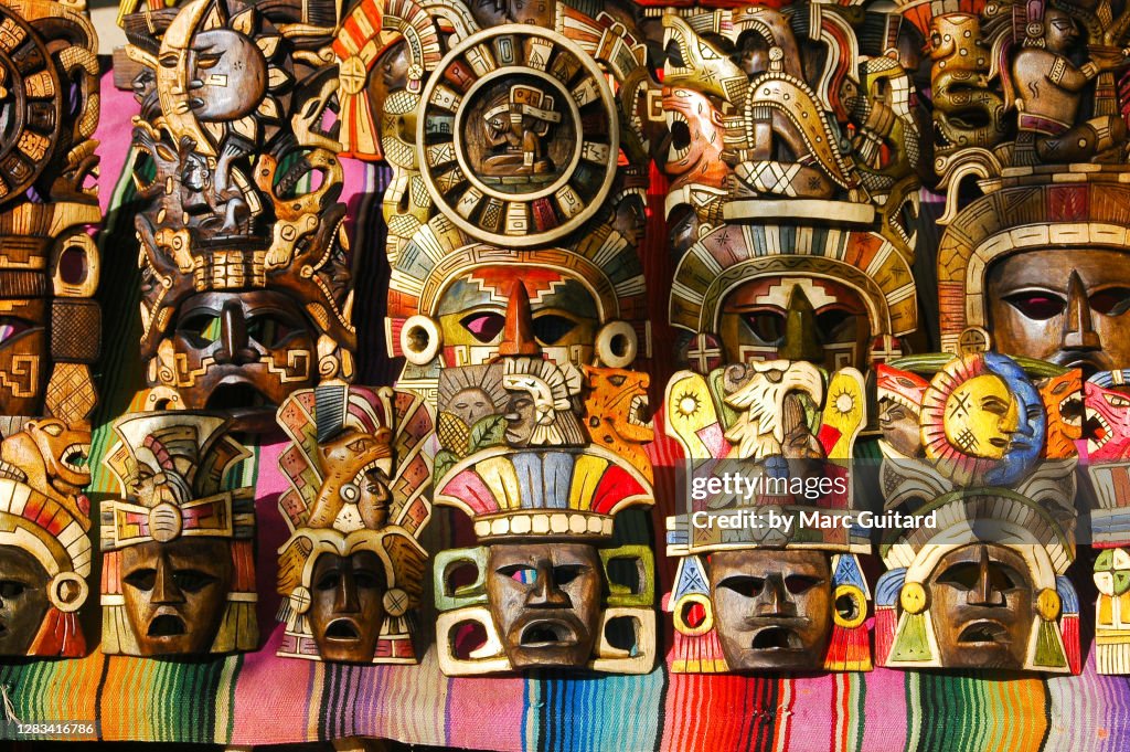 Souvenirs for sale, Chichen Itza, Mexico
