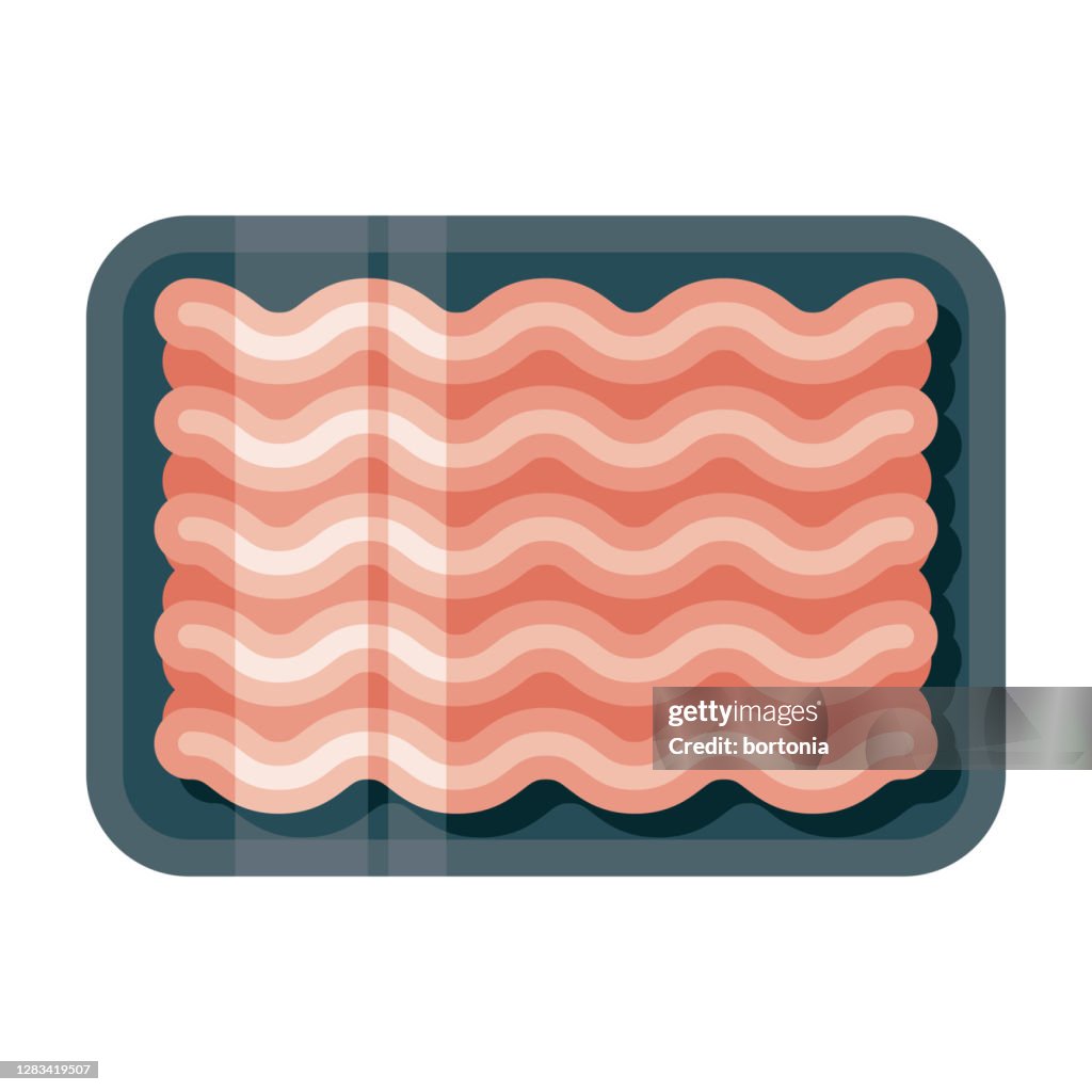 Ground Meat Icon on Transparent Background